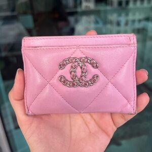 Pink Chanel Cardholder